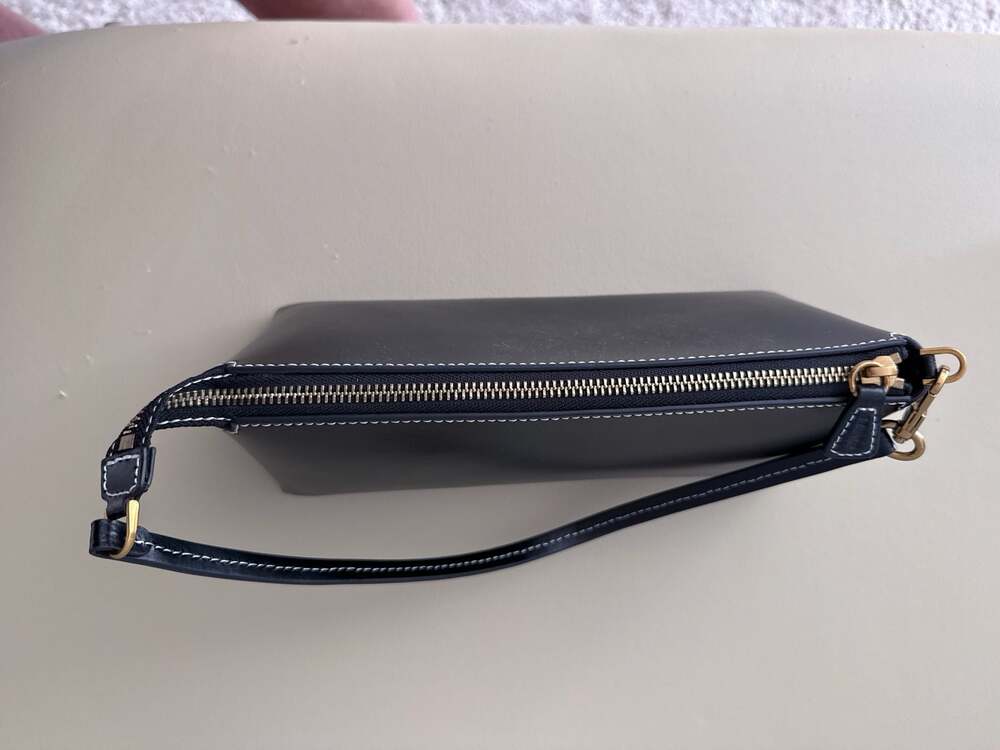 Staud Kaia Leather Shoulder Bag in Black - Picture 4 of 6